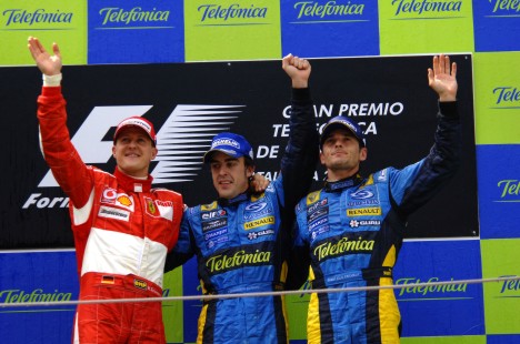 Podiet ved det spanske Grand Prix 2006